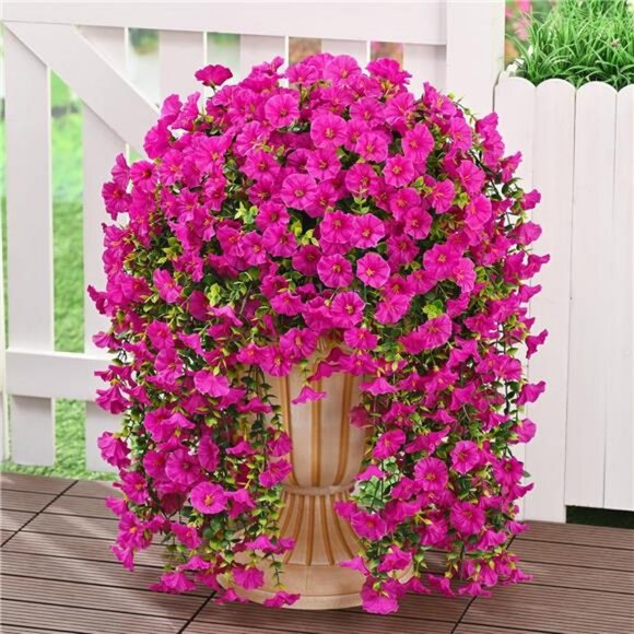 2 Pcs Look Real Artificial Flowers for Outdoors, Realistic Artificial Flower - Picture 1 of 7